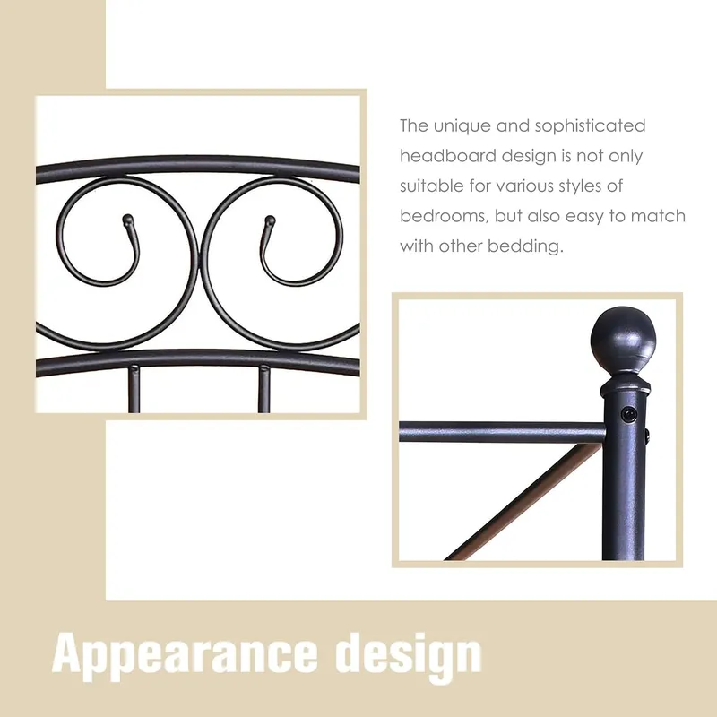 Rangka Tempat Tidur dengan Kan - Canopy Bed Frame Metal Queen ulasan dan harga