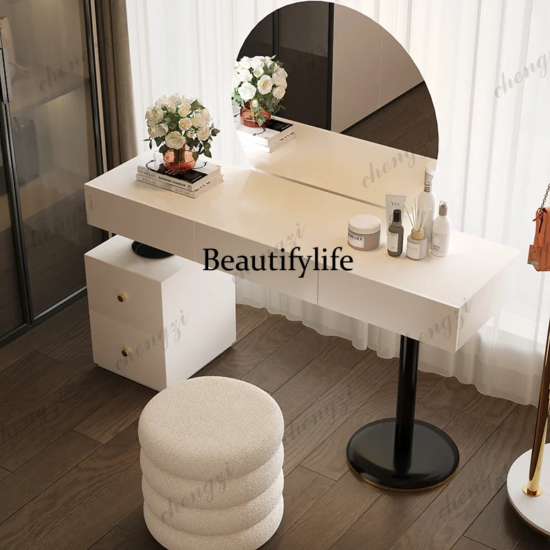 Meja Rias Kamar Tidur Q181 Put - Dressing Table Vanity With Lighted Mirror ulasan dan harga