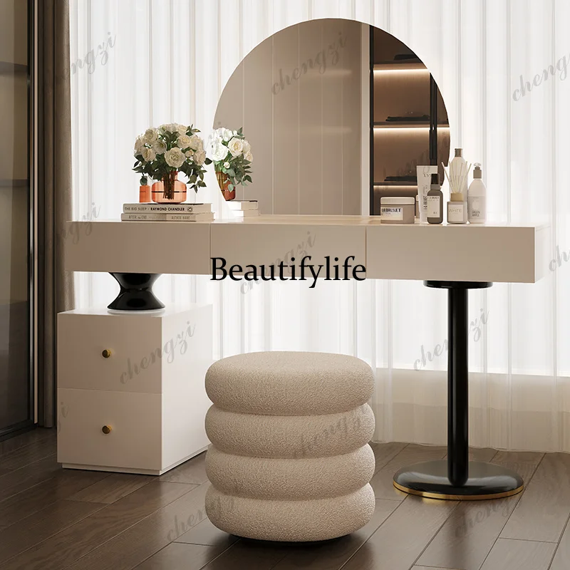 Meja Rias Kamar Tidur Q181 Put - Dressing Table Vanity With Lighted Mirror ulasan dan harga