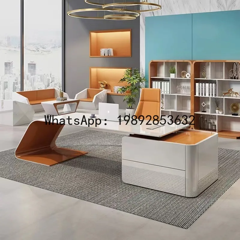 H5.15  meja eksekutif - meja m - Chairs ulasan dan harga