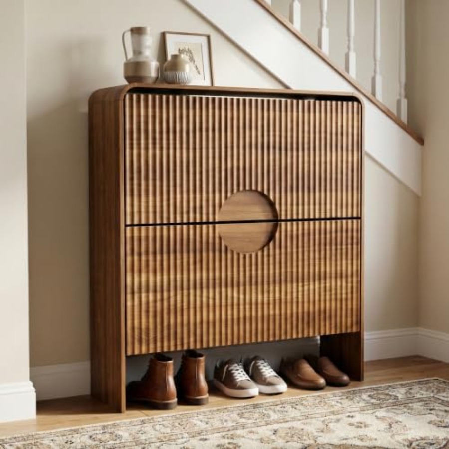 Lemari Sepatu Sempit dengan Pi - Shoe Rack Cabinet Narrow Entryway ulasan dan harga