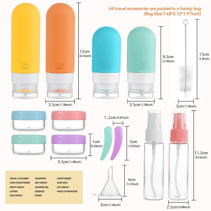 Set Botol Perjalanan Anti Boco - Outdoor Furniture ulasan dan harga